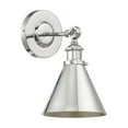 thumbnail image 3 of 1-Light V with Matching Metal Cone Shade 12 inches H X 7 inches W-Matte Black Finish Bailey Street Home 159-Bel-3088580, 3 of 9