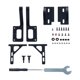 thumbnail image 1 of Kit de bisagras para puerta, resistente, mejorado, piezas para impresora 3D, kit de montaje práctico para puertas, reemplazo de bisagras, 1 of 10