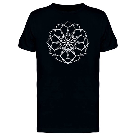 Ancient White Mandala Tee Men's -Image by Shutterstock