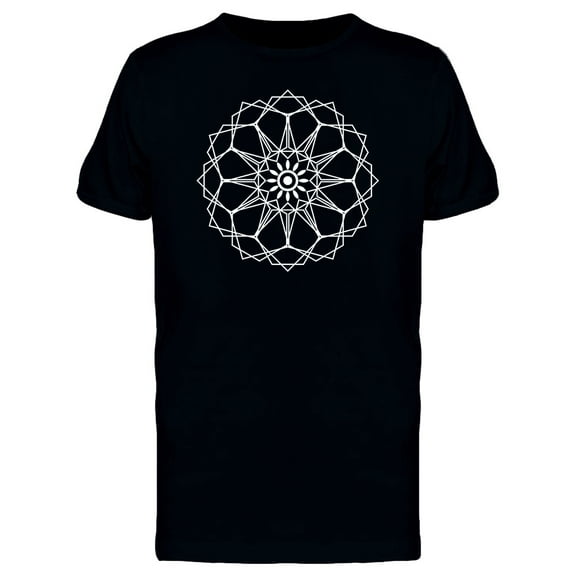 Ancient White Mandala Tee Men's -Image by Shutterstock
