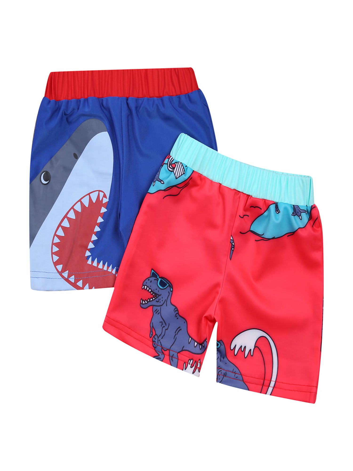 Binwwede Boys Swimwear Trunks Fish Printed Swim Shorts Toddler Baby Little Boy Summer Beach Swimsuits - image 5 of 6