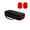 Red, variant on Microphone Case Storage Box Double Handheld Mic Travel Box with Windscreen for Karaoke Singing Party Accessory