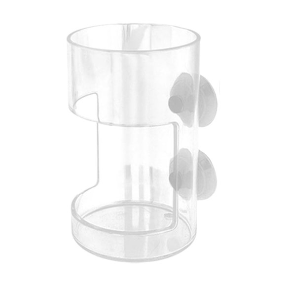 JENIKR Floating Fish Feeder for Parrot Fish & Turtles Adjustable Aquarium Food Dispenser with Clog Design Square or Round Shape Options Automatic Feeders A
