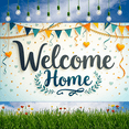 thumbnail image 5 of Festive Colors Homecoming Banner Party Decoration Welcome Home Banner for Family Gathering Indoor Decor Celebration, 5 of 6