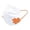 Orange, variant on Face Mask, Disposable Protective Face Masks For Daily Outdoor Use