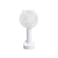 thumbnail image 1 of Methold Mini ventilador eléctrico portátil de verano, 3 marchas, ventiladores silenciosos ajustables con asa, regalos de refrigeración por aire para Electrónica Blanco, 1 of 6