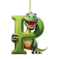 thumbnail image 1 of Colgante para acrílico dinosaurio letra P forma ornamento árbol de Navidad coche 2D plano, 1 of 3