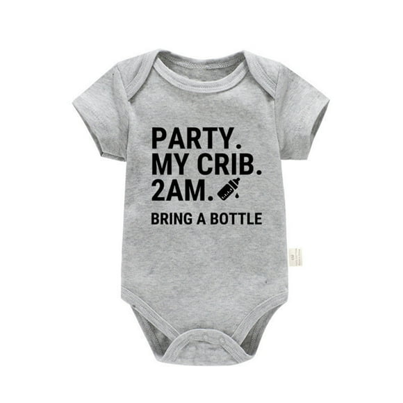 Akiihool Baby Girl Bodysuit Baby-girls Long-sleeve Bodysuit (Grey,3-6 Months)