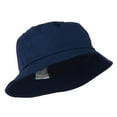 thumbnail image 4 of Big Size Cotton Blend Twill Bucket Hat - Navy 2XL-3XL, 4 of 5