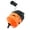 Orange, variant on Retrieve 6.6-8.8lbs Smooth Drag Spincast Reel High Speed 3.4:1 Gear Ratio Right Hand Pre-Spooled Fishing Reel