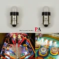 thumbnail image 6 of PA 20x #44 #47 #1847 BA9S 2 SMD LED Warm White Pinball Machine Light Bulb 6.3V, 6 of 6