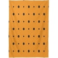 thumbnail image 2 of GZHJMY Unbreakable Square Tablecloths with Dust and Wrinkle Resistance-60x90In,Orange and Black Dots Wedding Kitchen Picnic Buffet Holiday Party Decoration, 2 of 7