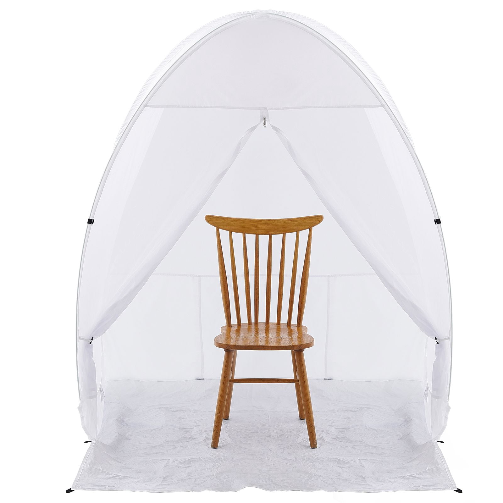 Easy to carry paint tent 60x60x70 inch pop-up paint booth with floor vent storage bag