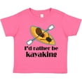 thumbnail image 3 of Inktastic Kayak Id Rather Be Kayaking Boys or Girls Toddler T-Shirt, 3 of 5