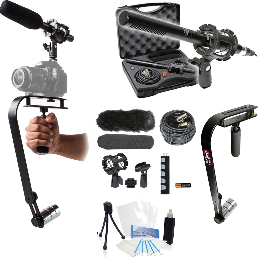 15Piece Video Microphone Movie Bundle for Nikon D3500