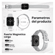 thumbnail image 4 of Smartwatch Reloj  Bloosom Inteligente Bluetooth Plateado, 4 of 4