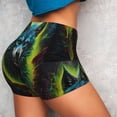 thumbnail image 4 of Fotbe Fluorescent Wolf Shorts Sin Costuras – Shorts Deportivos de Cintura Alta para Mujer, Elásticos para Gimnasio, Yoga, Running o Ciclismo-Large, 4 of 8