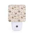 thumbnail image 1 of Balery Chicken With Floral Luz Nocturna LED con Sensor Automático, Enchufe con Sensor Crepuscular, Luz Suave de 0.5W para Dormitorio, Pasillo, Baño-UK, 1 of 7