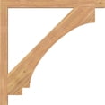 thumbnail image 3 of Ekena Millwork 3 1/2"W x 48"D x 48"H Imperial Block Smooth Bracket, Western Red Cedar, 3 of 4