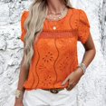 thumbnail image 1 of Spring/summer style casual jacquard short sleeve top, 1 of 10