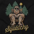 thumbnail image 2 of Funny Bigfoot Keep It Squatchy Crew Neck Short Sleeve Graphic Tee Brisco Brands S, 2 of 5