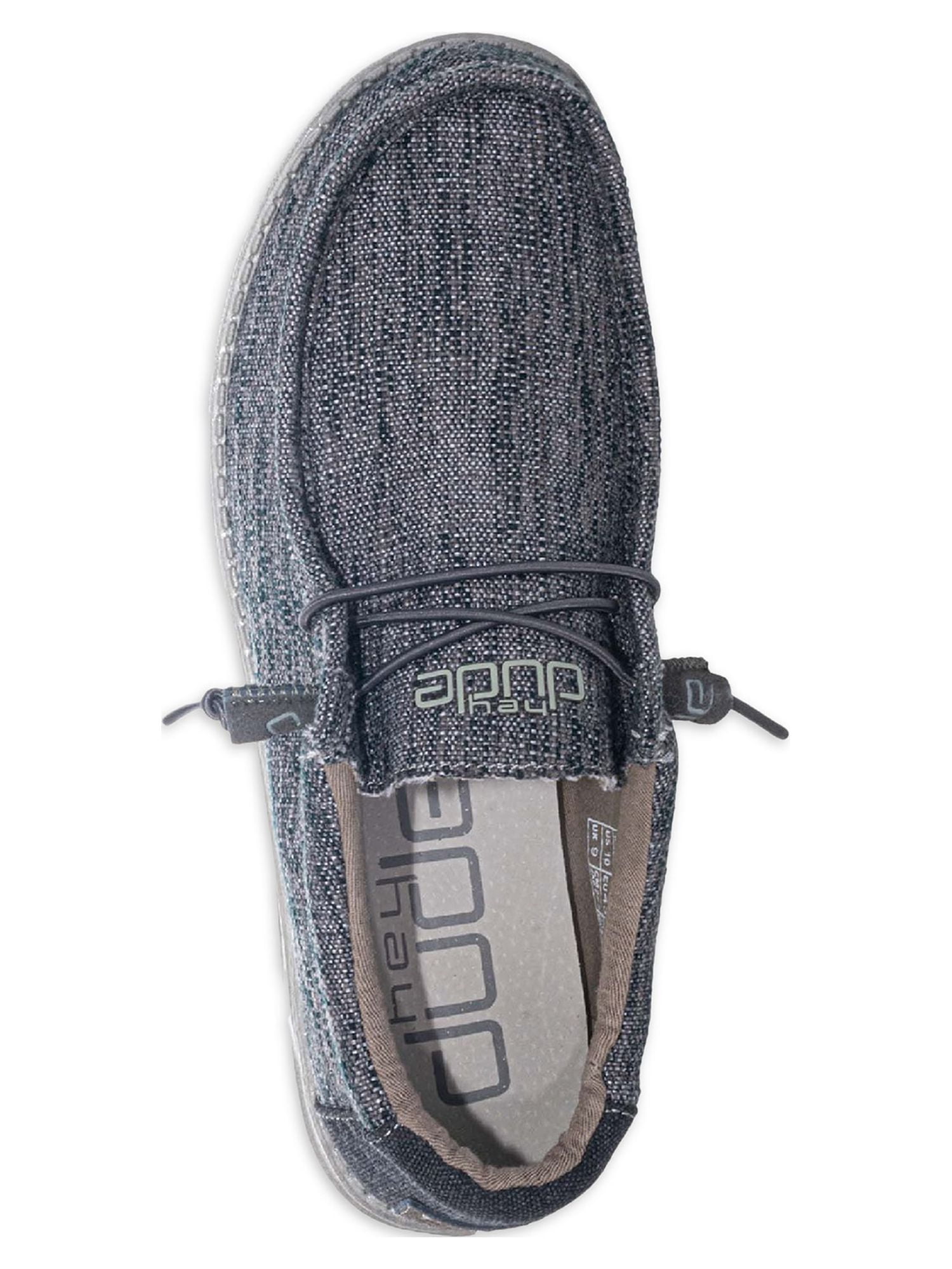 Hey Dude Mens Wally Halo Gray Casual Shoes Size 10 Slip On Hey Dude Mens Wally Free Light Grey Size 8 Slip On Walking  main image 2