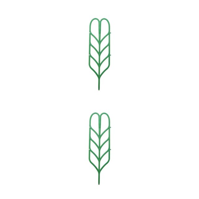 Bewildely Marco de escalada de plantas resistente verde para un crecimiento saludable y una protección eficaz fácil de plantar accesorios solo10*34.5 cm 32g 2piezas