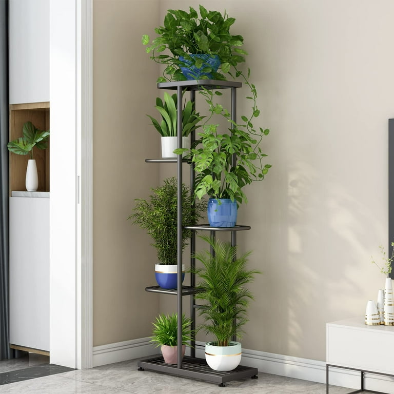 5-Tier Metal Plant Stand for 6 Pots photo 6