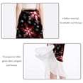 thumbnail image 2 of Snowflakes Stunning Chiffon Beach Dress with Polyester Straps - for the Beach!, 2 of 6