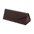 thumbnail image 1 of POINTERTECK Glasses Bag Foldable Waterproof Anti-knock Strong Magnet Closure Soft Large Capacity Dustproof Triangle Glasses Storage Box Daily Supply, 1 of 10