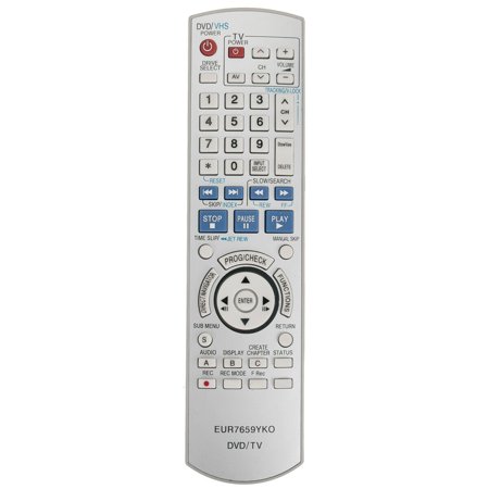 EUR7659YKO Replace Remote for Panasonic DVD DMR-ES15 DMR-ES30V DMR-E35V DMR-ES10