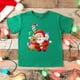 thumbnail image 4 of Camiseta con estampado de muñeco de nieve y Papá Noel para niños y niñas, traje navideño, camiseta de manga corta para niños, camisetas navideñas para niños pequeños, 4 of 5