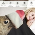 thumbnail image 3 of COMIO Squirrel Drinking Santa Cocktail Throw Blanket for Couch Bed Sofa Squirrel Funny Animal Soft Warm Cozy Holiday Throw Blanket for Adults and Kids Cozy Flannel Throw, 3 of 6
