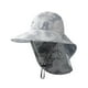 thumbnail image 4 of Sombrero de cubo de Sombrero de protección solar Cómodo Plegable Visera de secado rápido Gorras de pesca para jardín Camping Pesca Camuflaje gris estilo C, 4 of 9