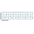 thumbnail image 2 of Ambesonne Industrial Fabric by the Yard Upholstery, Gear Wheels Art Pattern, 1 Yard, Sky Blue Seafoam, 2 of 4