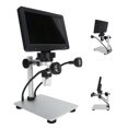 thumbnail image 3 of Microscopio digital DM9 Pantalla de 7 pulgadas 8 luces LED Brillo ajustable 1200X HD USB Video Microscopio, 3 of 8