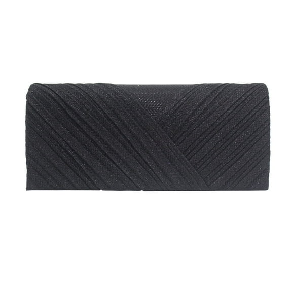 Narrster Women Handbag Evening Bag Fashion Stylish Handbag Clutch Purse Party Banquet Evening Bag Purse(Black)