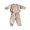Beige, variant on Daznico Girls Boys Solid Cotton Long Sleeve Long Pants Sleepwear Set Outfits Clothes,4-5 Years