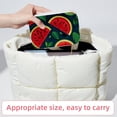 thumbnail image 6 of Watermelon Velvet Portable Necklace Organizer with Removable Compartment - Display Case, Earring Organizer, and Necklace Holder - Gift, 6 of 7