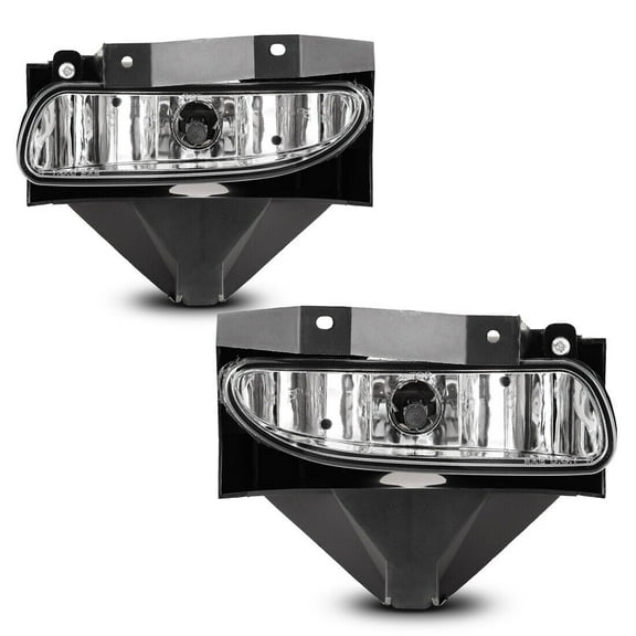 For 1999-2004 Ford Mustang Fog Lights Clear Lens Bumper Lamp Driving Pair L&R