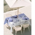 thumbnail image 3 of 60x102 Inch Outdoor Tablecloth with Umbrella Hole Zipper Rectangle Spring Tulip Rectangular Tablecloths Outside Waterproof Watercolor Purple Flowers Butterfly Plants Patio Table Cover for Picnic, 3 of 8