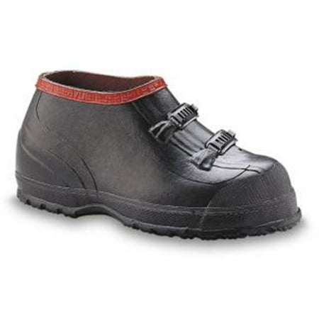 Servus 617-T469-BLM-110 5 in. 2 - Buckle Rubber Supersized Safety Rubber Overshoes, Black