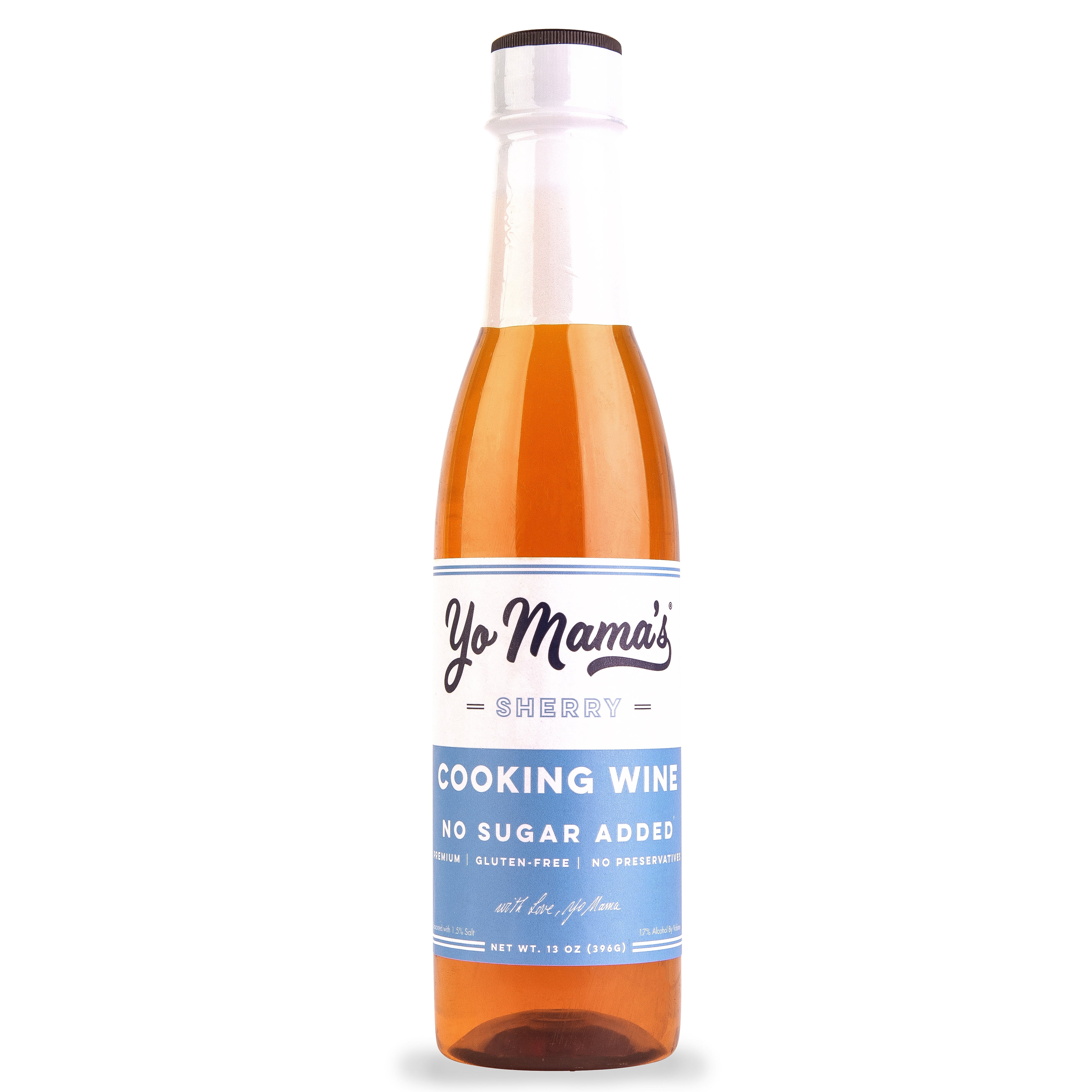 Yo Mama's Foods Premium Sherry Cooking Wine, No Sugar Added, Gluten Free, 1 Bottle