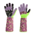 thumbnail image 4 of 2 Piezas de Guantes Largos de Jardinería, Guantes de Jardín, Guantes de Trabajo Cómodos Multifuncionales, Guantes de Mujer para Hombre, para Deshierbe Violeta shamjiam Guantes largos de jardinería, 4 of 8