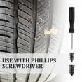 thumbnail image 3 of Kit de tapones de neumáticos Salior, 100 unidades, con destornillador para coche y motocicleta, 3 of 7