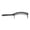 Black, variant on Riousery Curved Barber Comb S Shaped Arc Professional Positioning Hair Cutting Comb for Flat Top, White (10.24 inches / 26 cm)