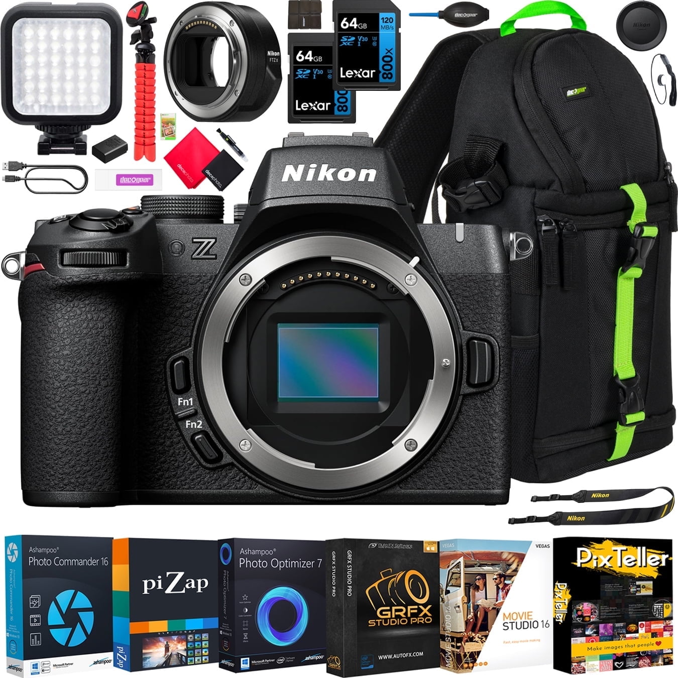 Nikon D3500 70〜300mm望遠レンズセット　64GBSDカード付き Nikon D3500 Professional Digital DSLR Camera w/ AF-P DX 18