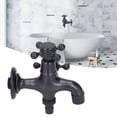 thumbnail image 3 of Grifo retro europeo ANGGREK mezclador frío y caliente antifugas para baño, 3 of 8