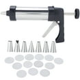 thumbnail image 2 of Cake Pastry Nozzle, Portable Small Cookies Press, Stainless Steel And Plastic, Bakeware, for Bakeries Kitchen Homes Dessert Shops, 2 of 7
