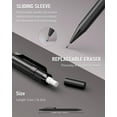 thumbnail image 4 of czcpp-0.5 & 0.7 mm Mechanical Pencil Set with Case - 2PCS Metal Mechanical Pencils, 8 Tubes HB #2 Lead Refills, 2PCS 4B Erasers and 18PCS Eraser Refills for Writing Drafting, 4 of 4